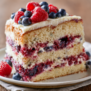 Sweet Lady Jane Triple Berry Cake Recipe​