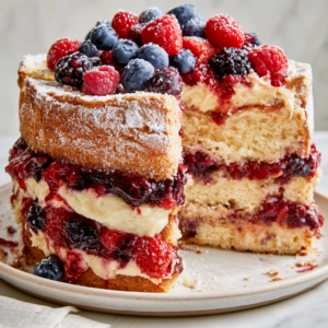 Sweet Lady Jane Triple Berry Cake Recipe​