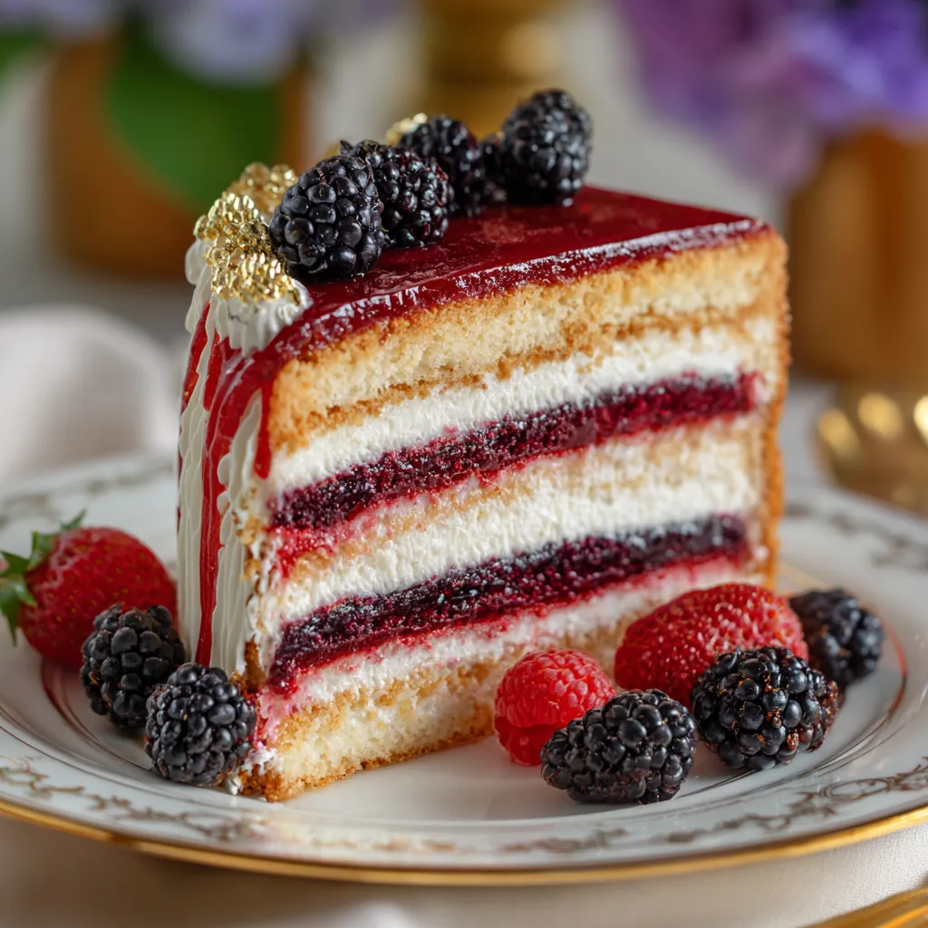 Sweet Lady Jane Triple Berry Cake Recipe​