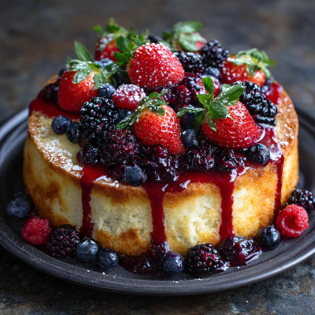 Sweet Lady Jane Triple Berry Cake Recipe​