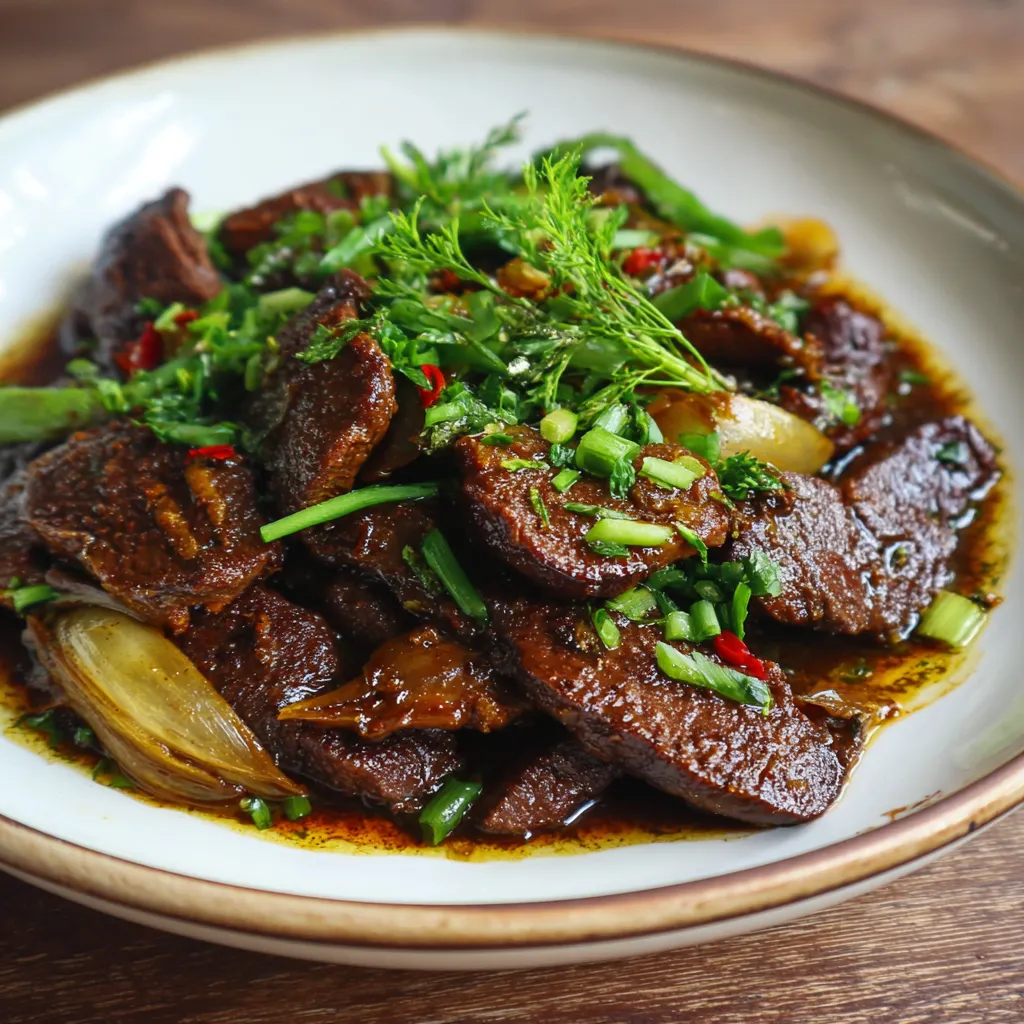 beef liver chinese recipe