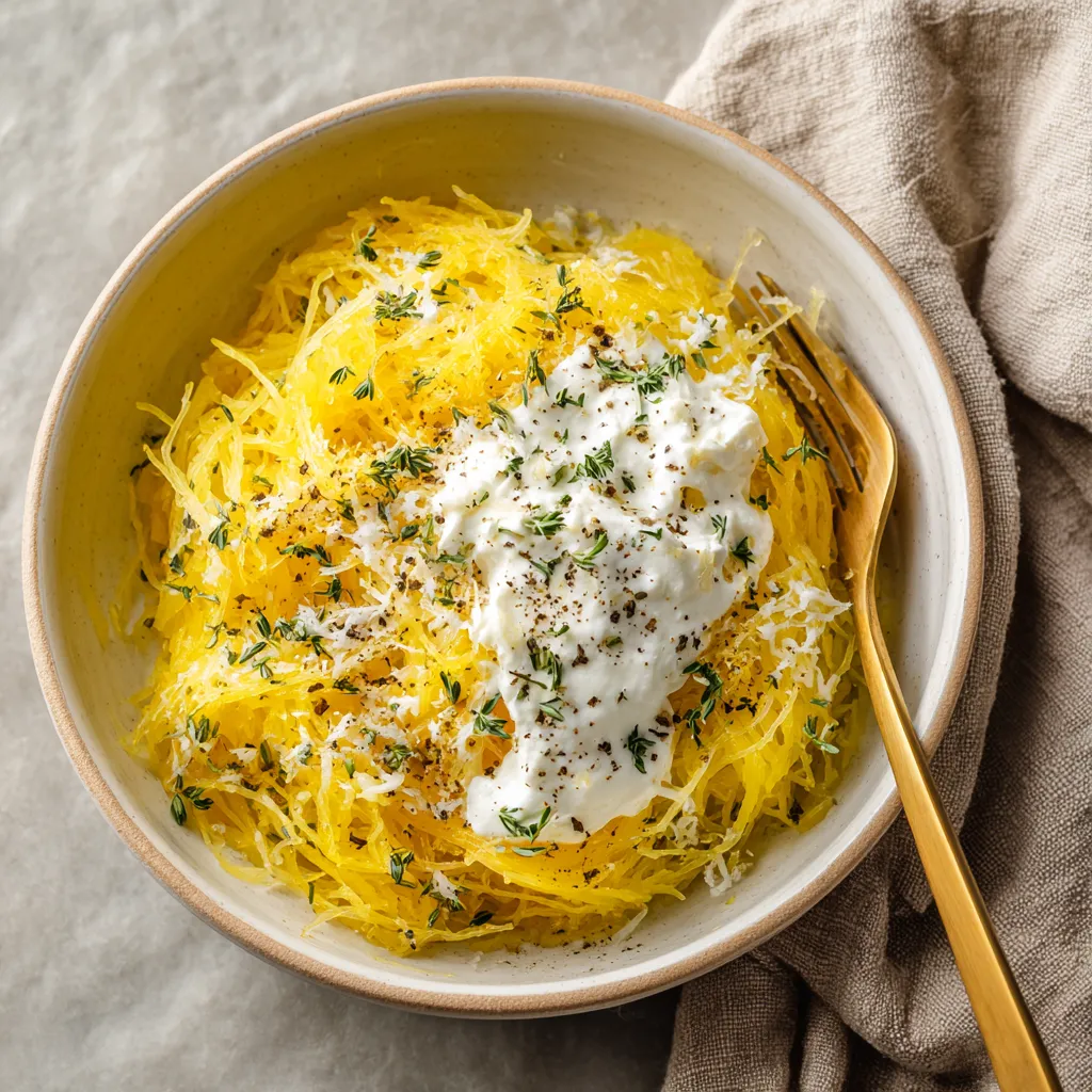 boursin cheese and spaghetti squash recipe