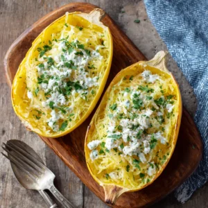boursin cheese and spaghetti squash recipe