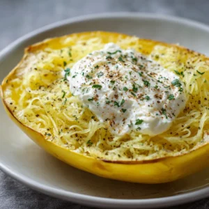 boursin cheese and spaghetti squash recipe