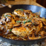 Chicken Mushroom Onion Recipe