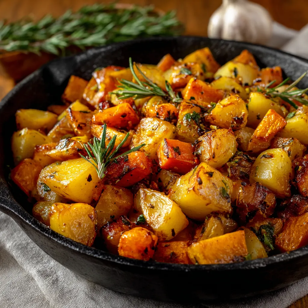 recipe for turnips and sweet potatoes​