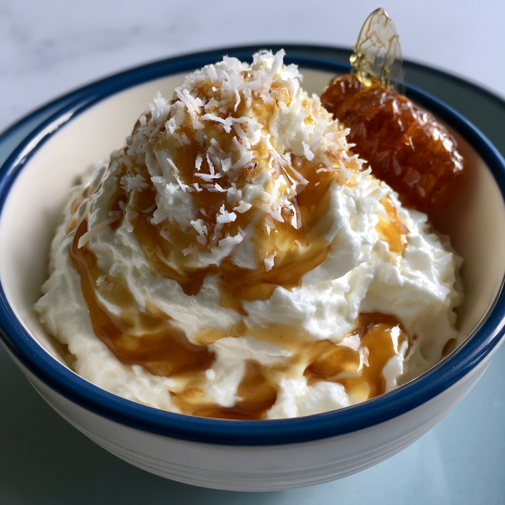 Coconut Milk Whipped Cream with Honey Recipe