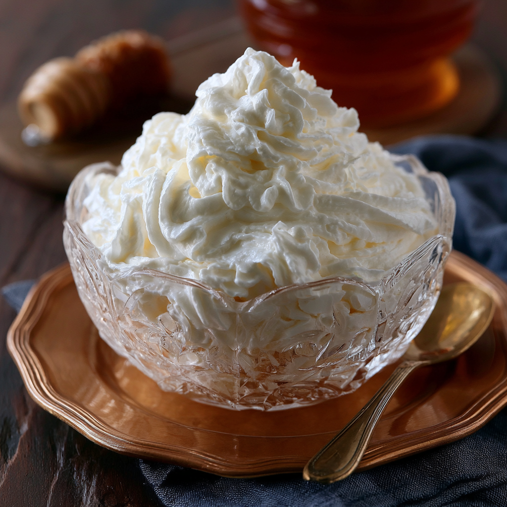Coconut Milk Whipped Cream with Honey Recipe