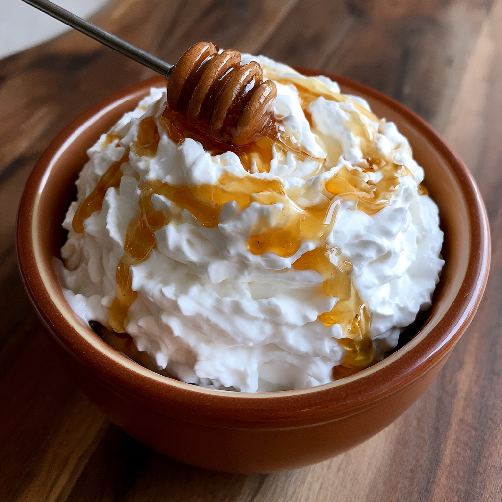 Coconut Milk Whipped Cream with Honey Recipe