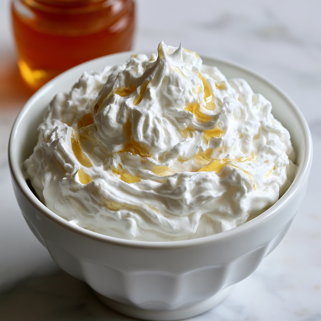 Coconut Milk Whipped Cream with Honey Recipe