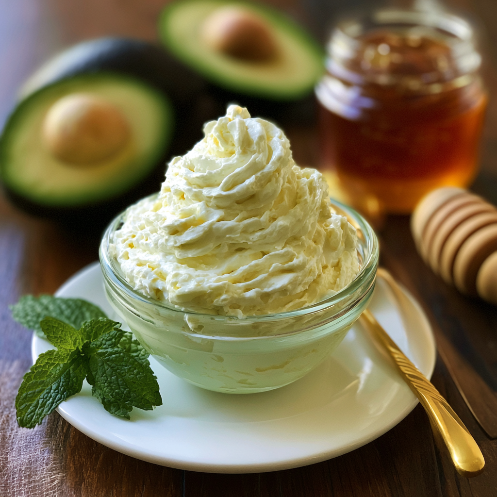 Honey Avocado Whipped Cream Recipe