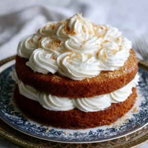 Honey Cake with Whipped Cream Frosting