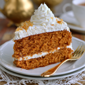 Honey Cake with Whipped Cream Frosting