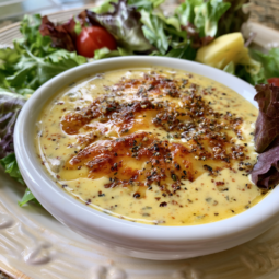 Honey Mustard Salad Dressing with Whipping Cream