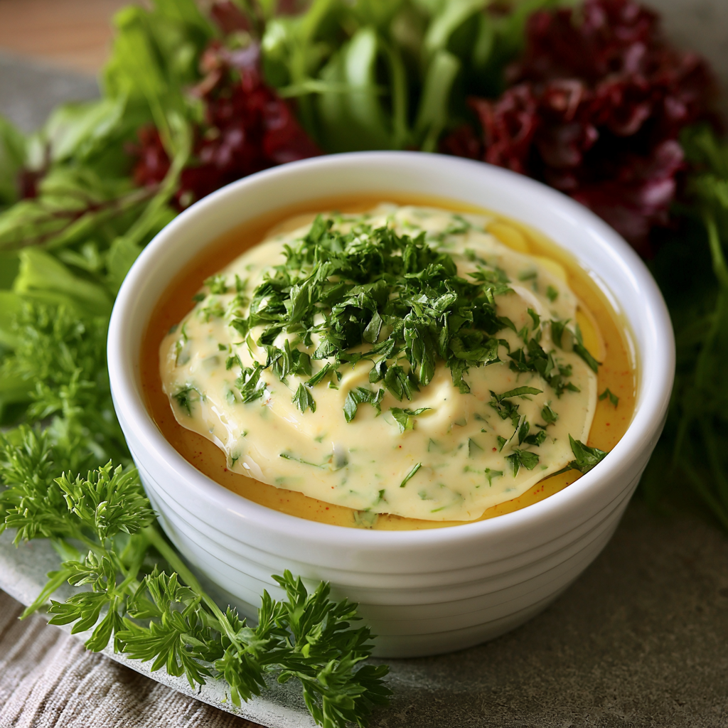 Honey Mustard Salad Dressing with Whipping Cream