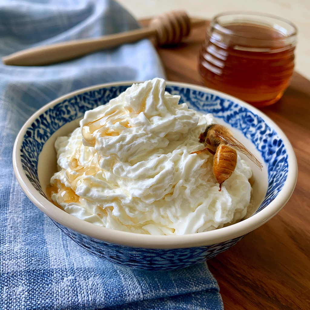 Honey Sweetened Whipped Cream Recipe