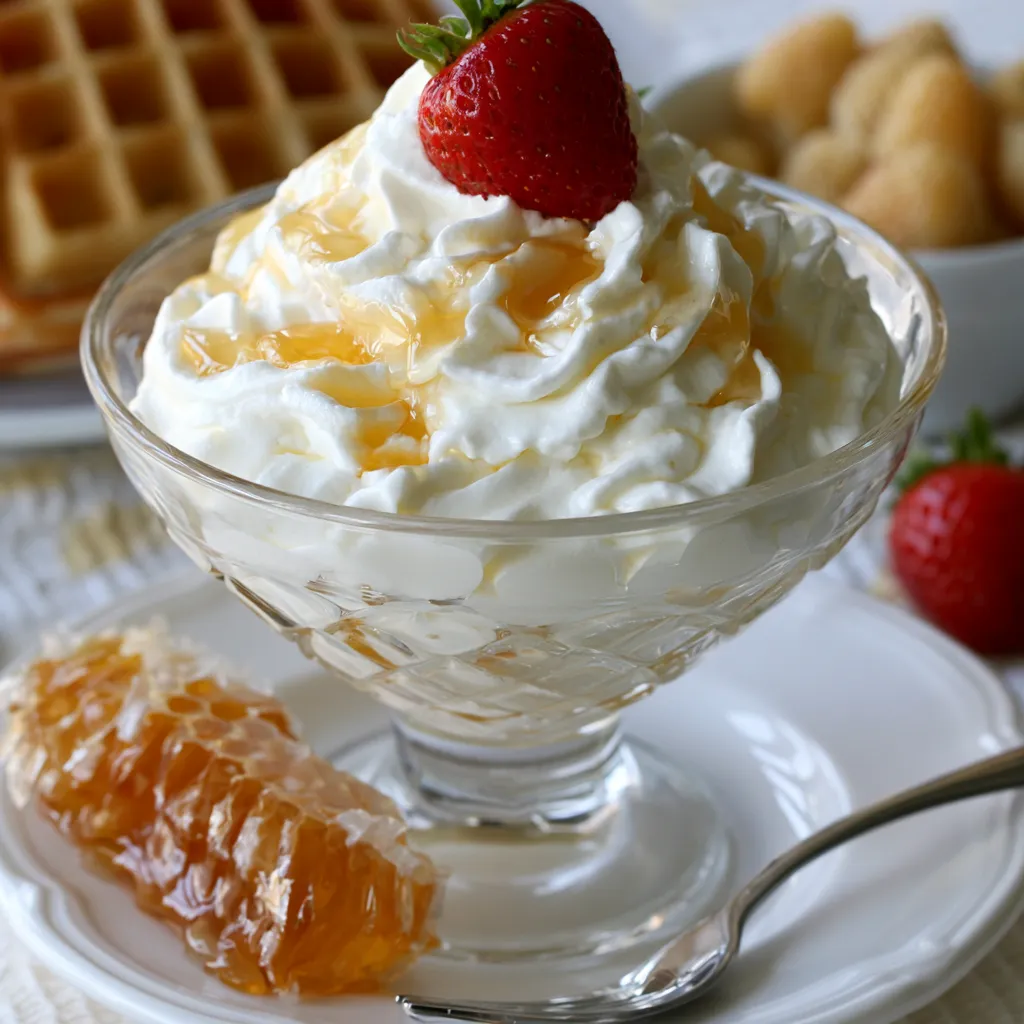 Honey Vanilla Whipped Cream Recipe