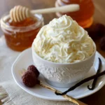 Honey Vanilla Whipped Cream Recipe