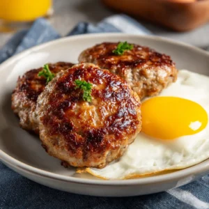 Low sodium breakfast sausage patties