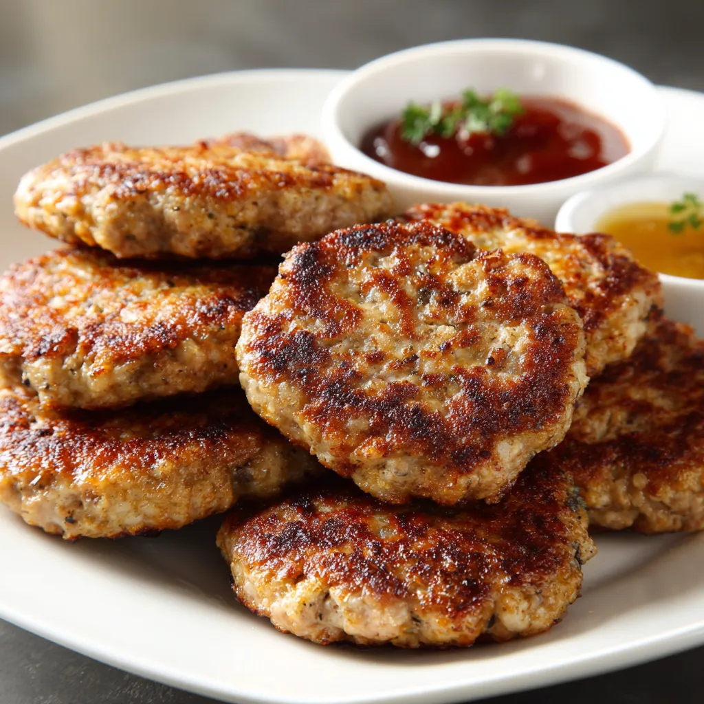 Low sodium breakfast sausage patties