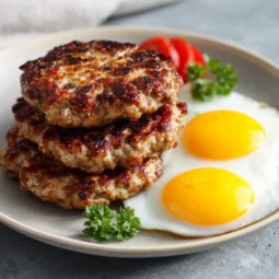 Low sodium breakfast sausage patties