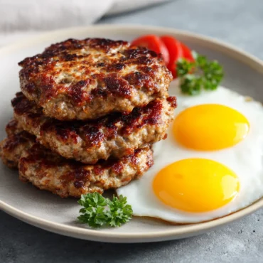 Low sodium breakfast sausage patties