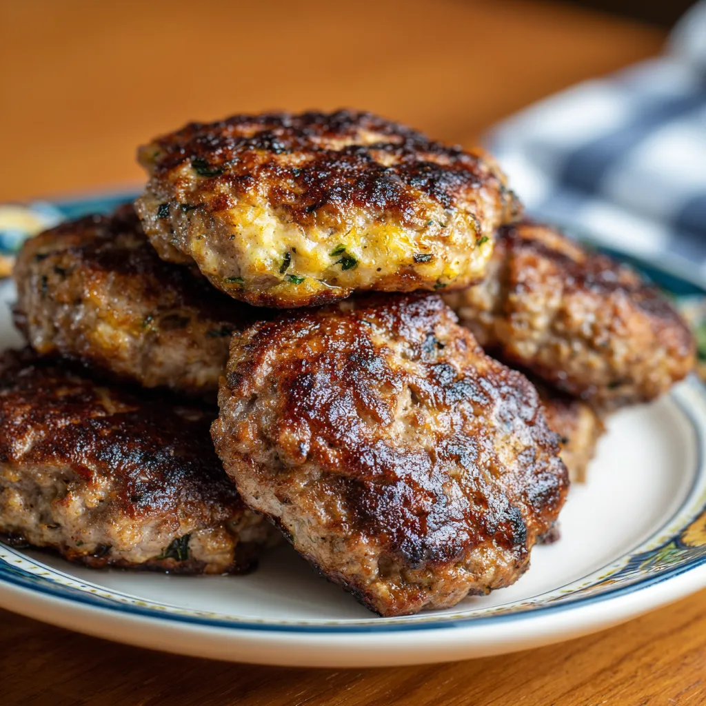 Low sodium breakfast sausage patties 