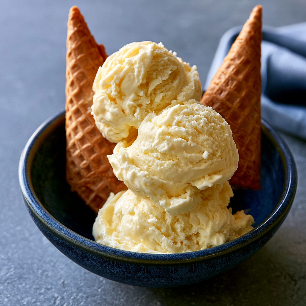 Quick 3-Ingredient Ice Cream Recipe