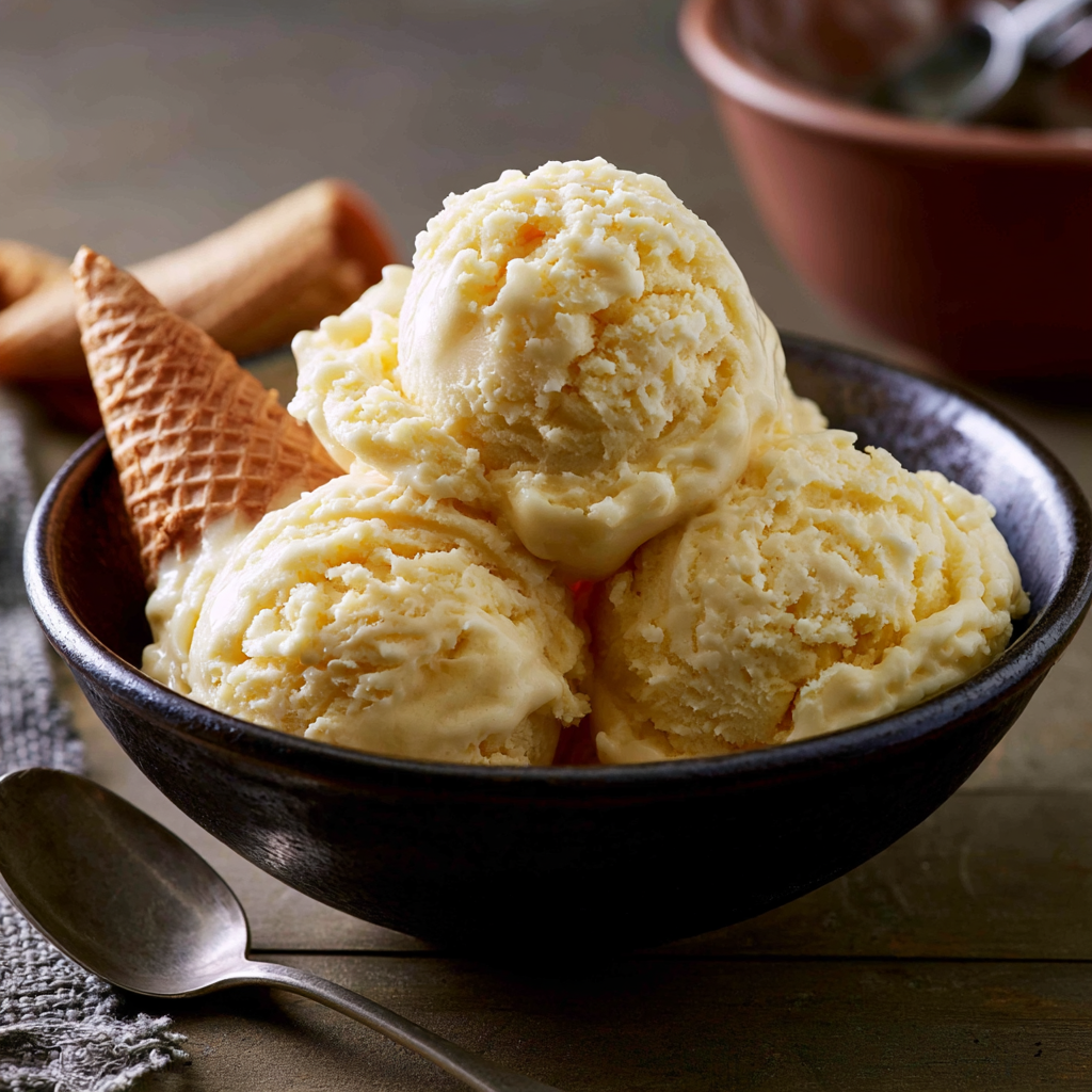 Quick 3-Ingredient Ice Cream Recipe