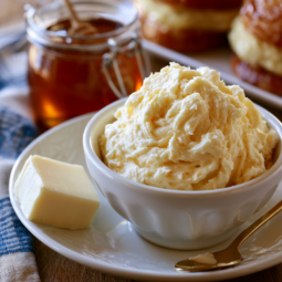 Whipped Honey Butter Recipe with Cream Cheese