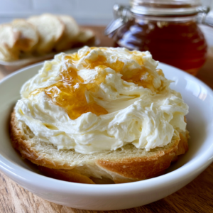 Whipped Honey Butter Recipe with Cream Cheese
