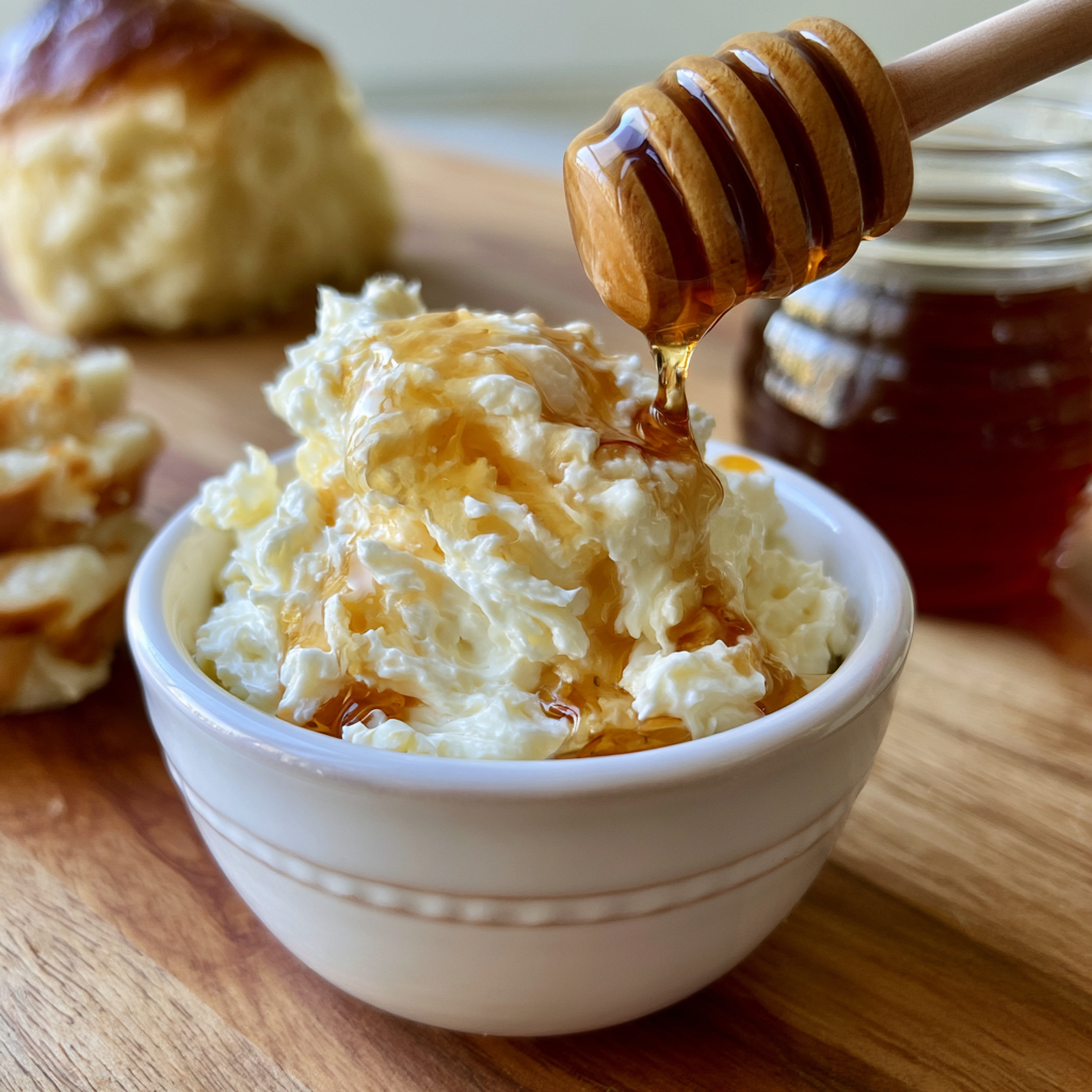 Whipped Honey Butter Recipe with Cream Cheese