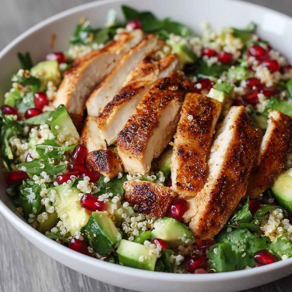 healthy chicken salad recipe high protein