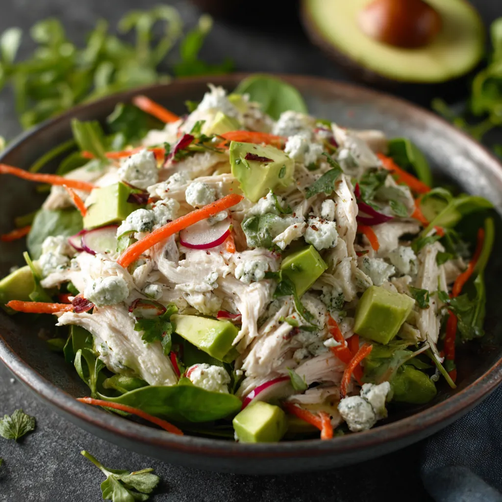healthy chicken salad recipe high protein