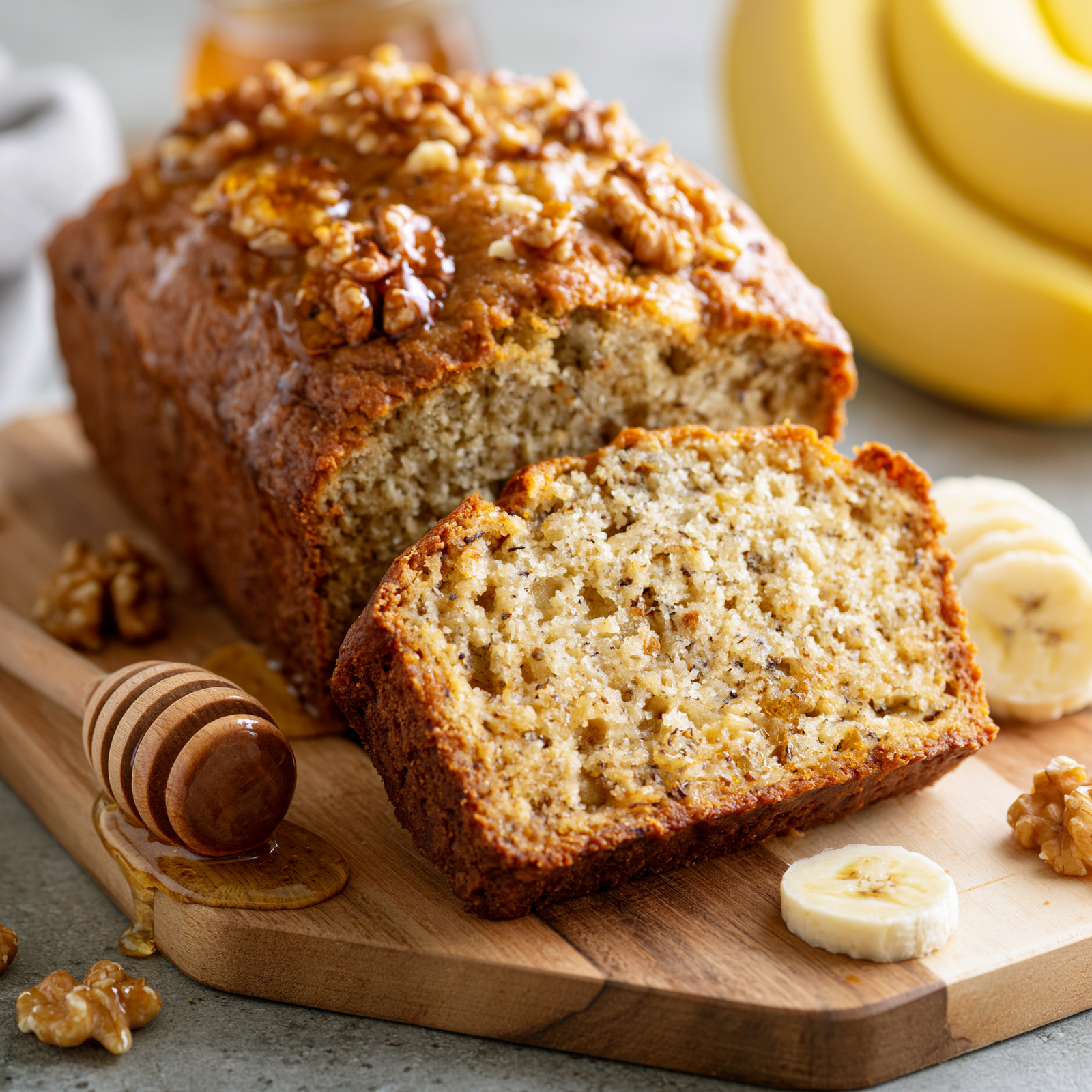 Banana and Honey Bread Recipe