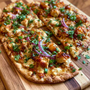 Hot Honey Chicken Flatbread Pizza Recipe