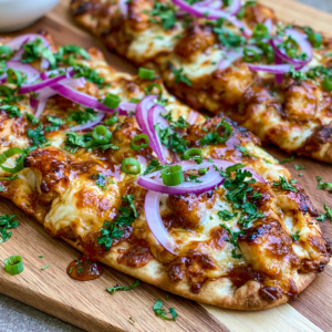 Hot Honey Chicken Flatbread Pizza Recipe