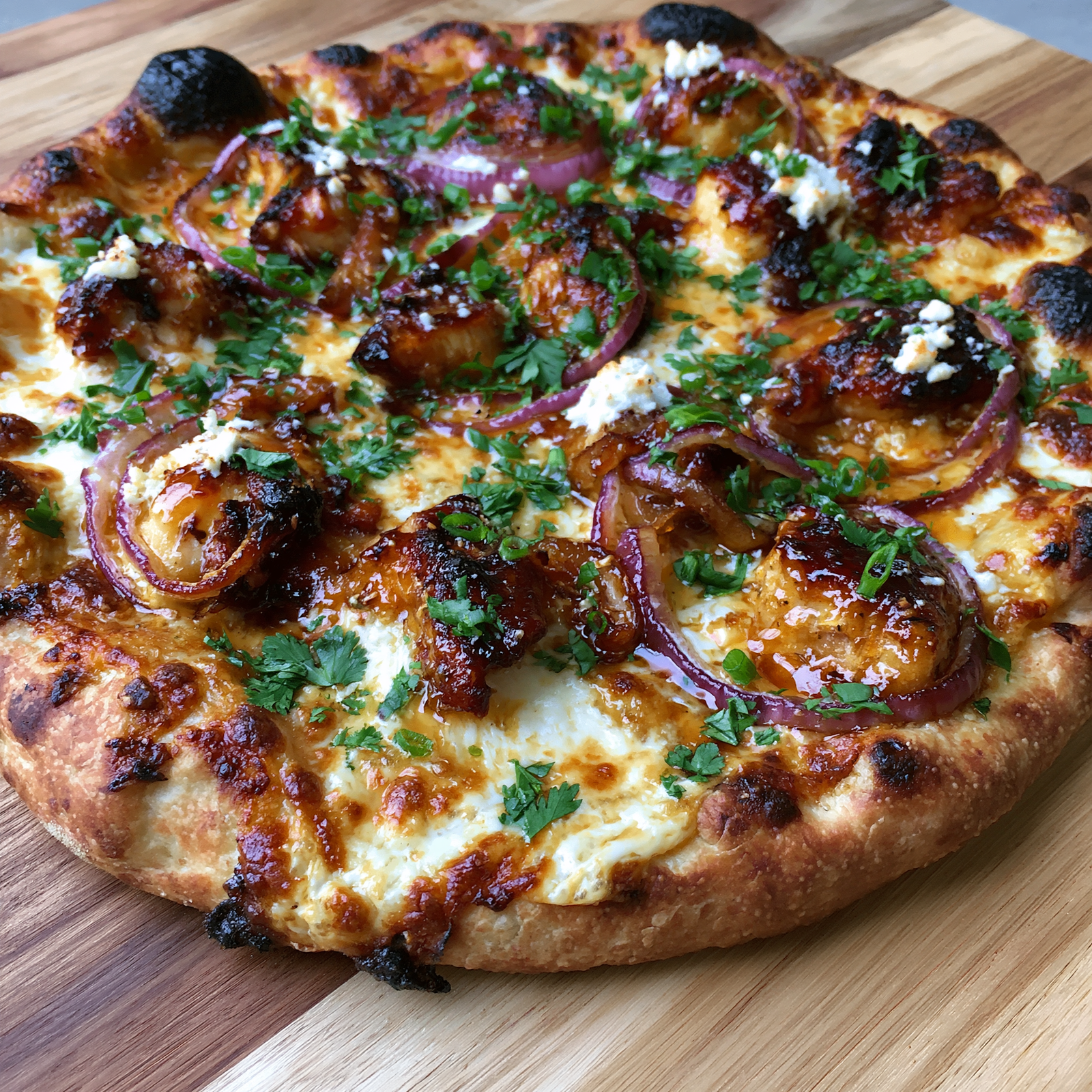 Hot Honey Chicken Pizza