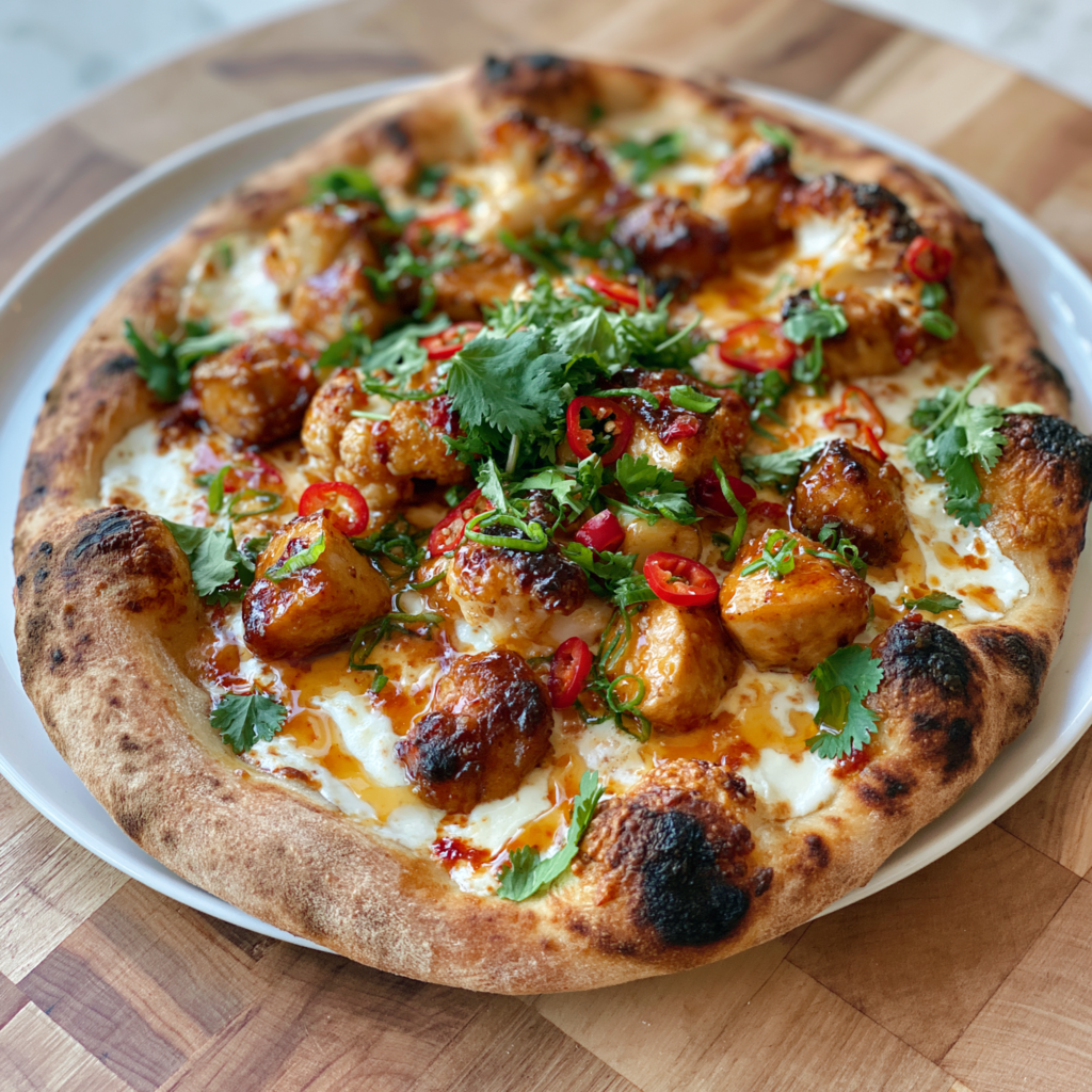 Hot Honey Chicken Pizza