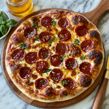 Hot honey pepperoni pizza recipe
