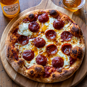 Hot honey pepperoni pizza recipe