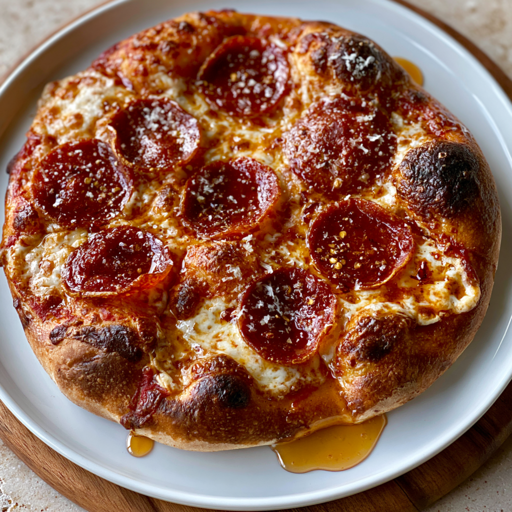 Pepperoni Pizza with Hot Honey