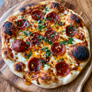 Pepperoni Pizza with Hot Honey