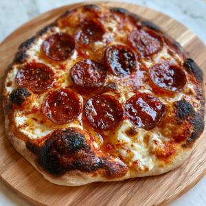 Pepperoni Pizza with Hot Honey