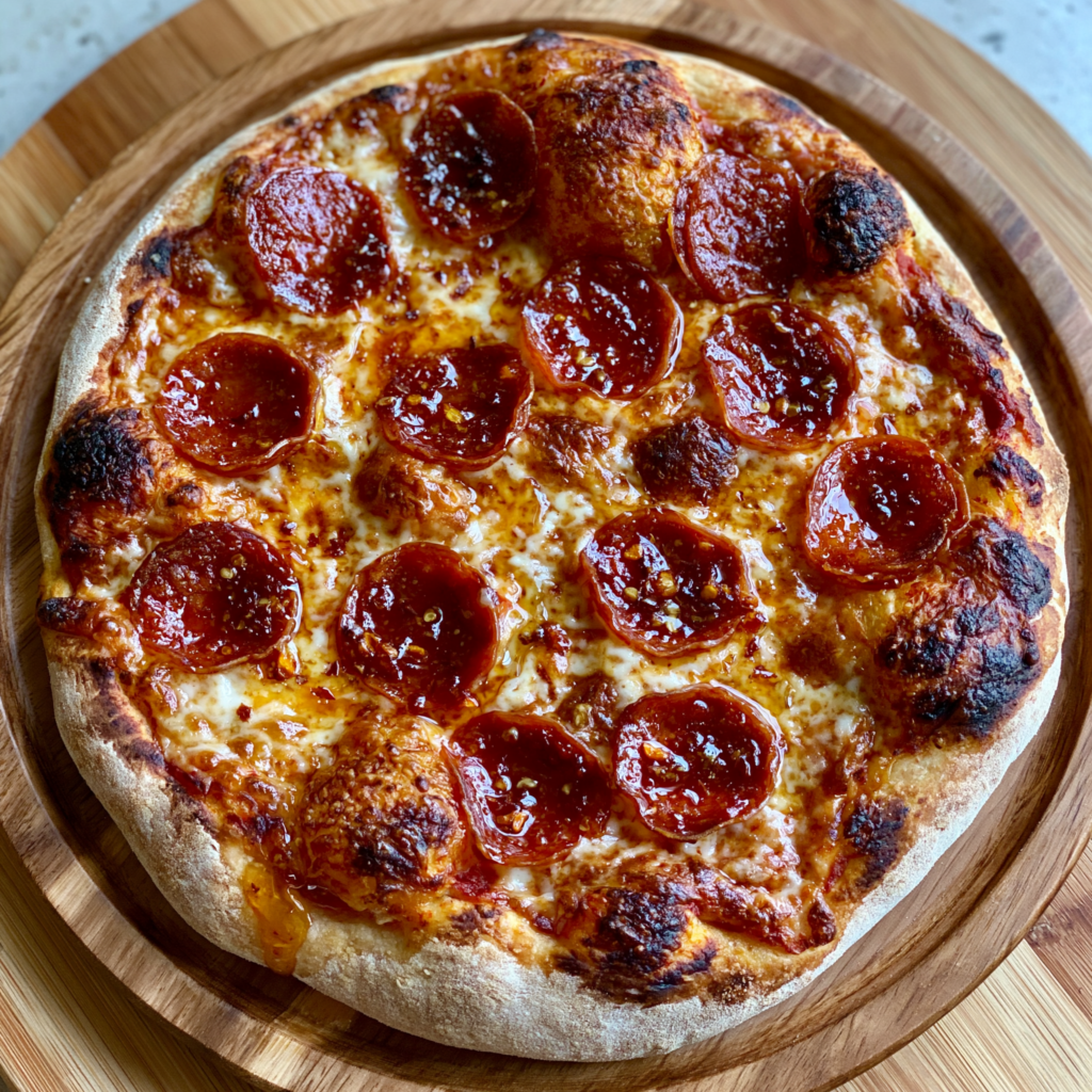 Pepperoni Pizza with Hot Honey