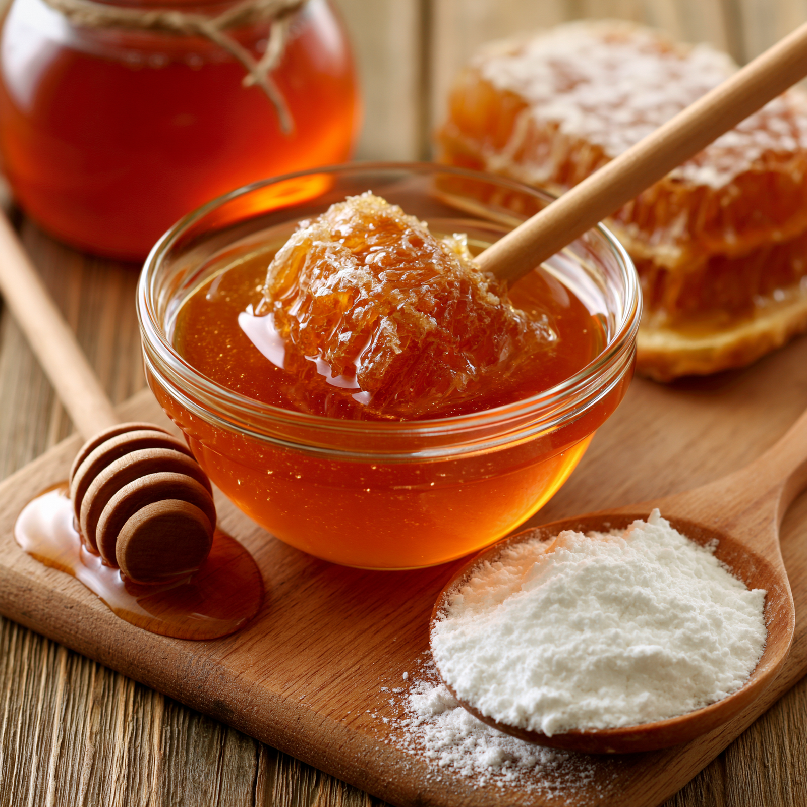 honey and baking soda trick recipe