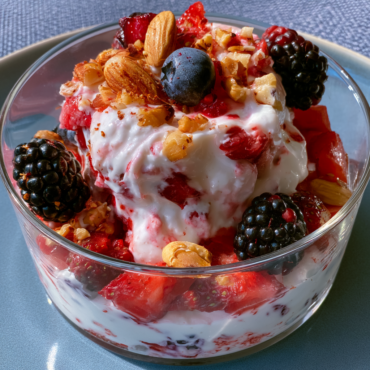 Greek Yogurt with Berries and Nuts
