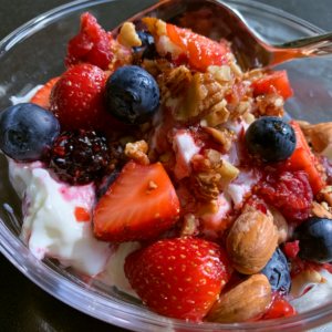 Greek Yogurt with Berries and Nuts