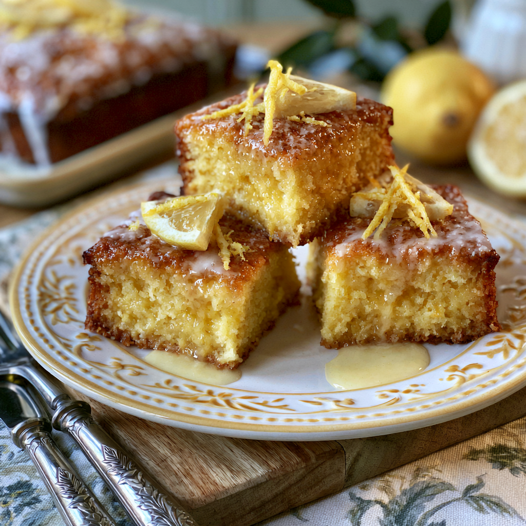 Lemon Drizzle Tray Bake