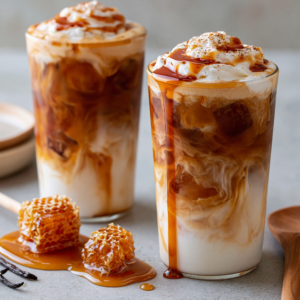 iced honey vanilla latte recipe